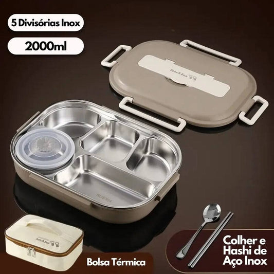 Lunch Box مقسم و عصري + حقيبة حرارية 🔥