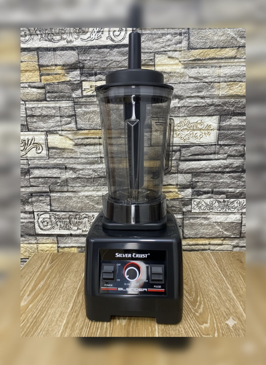 خلاط كهربائي Silver Crust– 9500W | سعة 3 لتر |2 tasses متعدد الاستعمالات