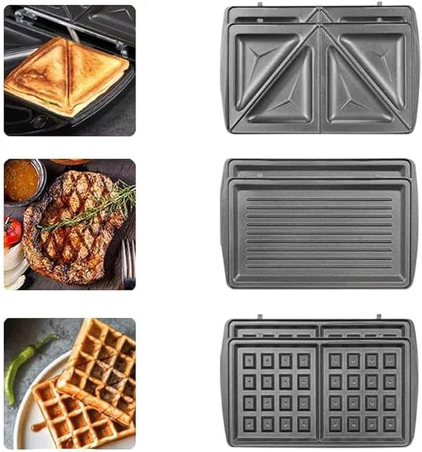 SOKANY 3 in 1 Sandwich maker 750watt 🥇