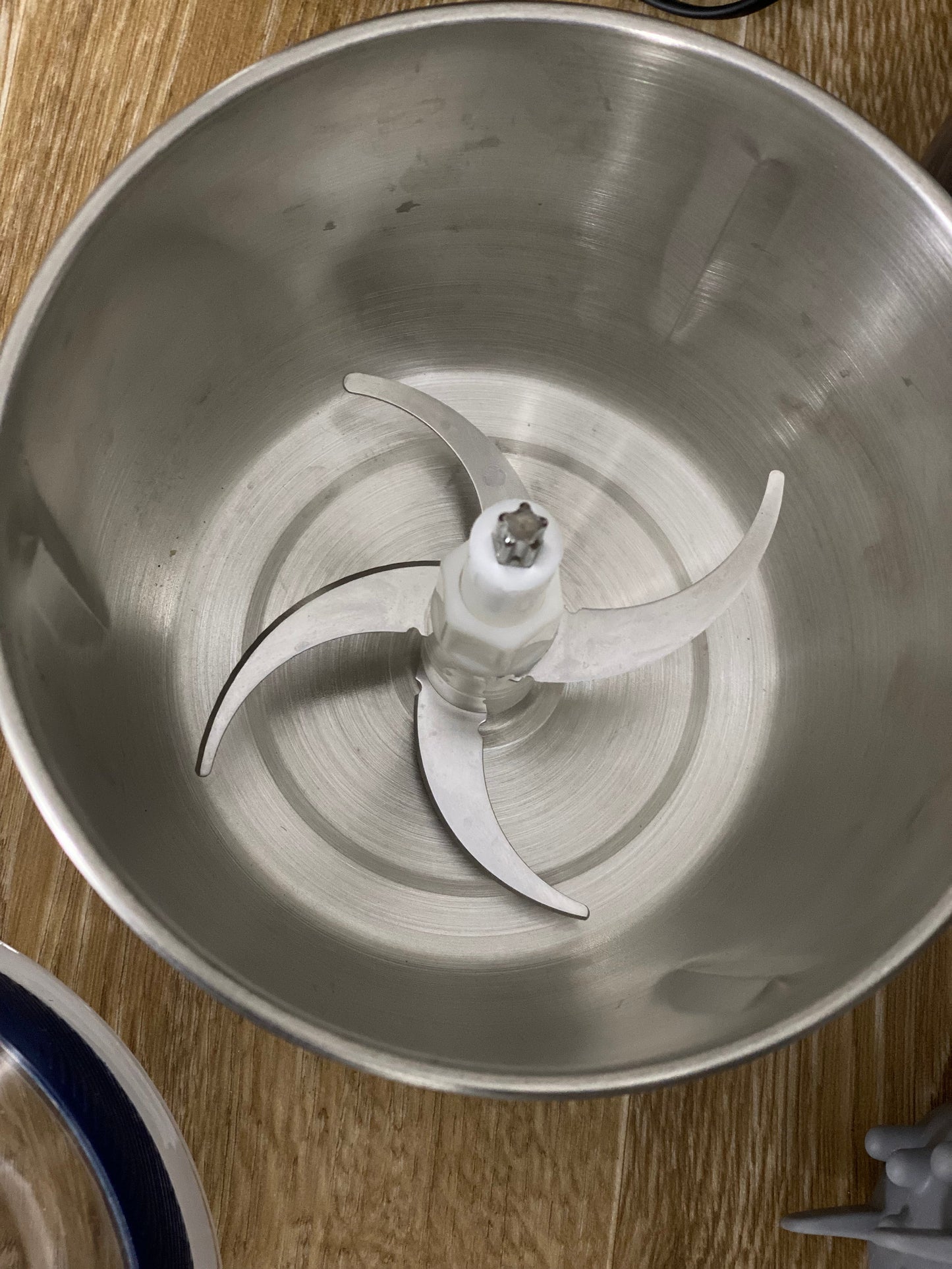 H.M.S Mini Hachoir Avec 3-bols en Inox 350w 🥇 🇪🇺