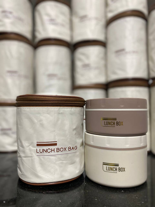 💯 Lunch Box Inox 2  Pièces + Sac Isotherme 🔥