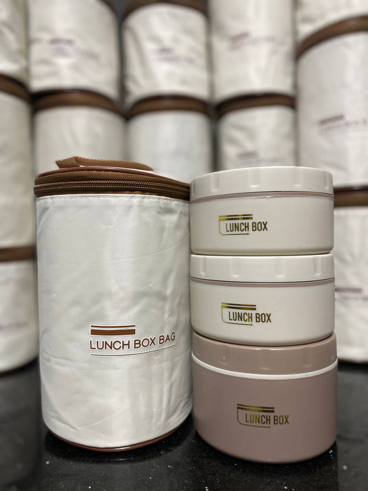 💯 Lunch Box Inox 3 Pièces + Sac Isotherme 🔥